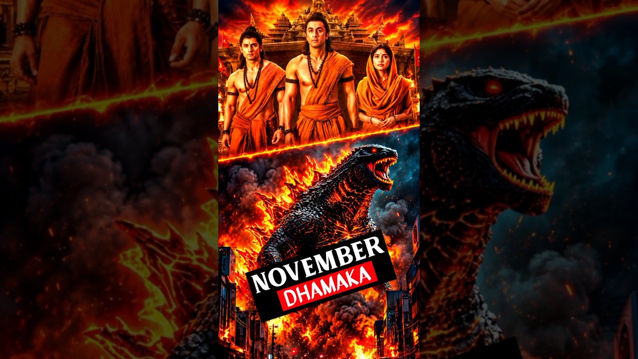 November Upcoming movies With Ramayan & Godzilla #shorts #ramayan #godzilla