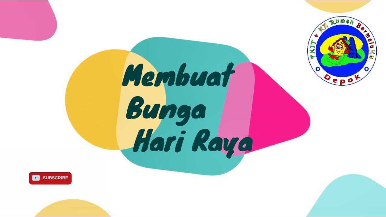  Membuat  Bunga  Hari Raya gunting tempel  origami  YouTube