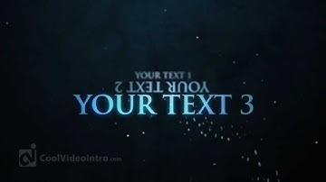 Free After Effects Template  - Short Intro For Your Videos