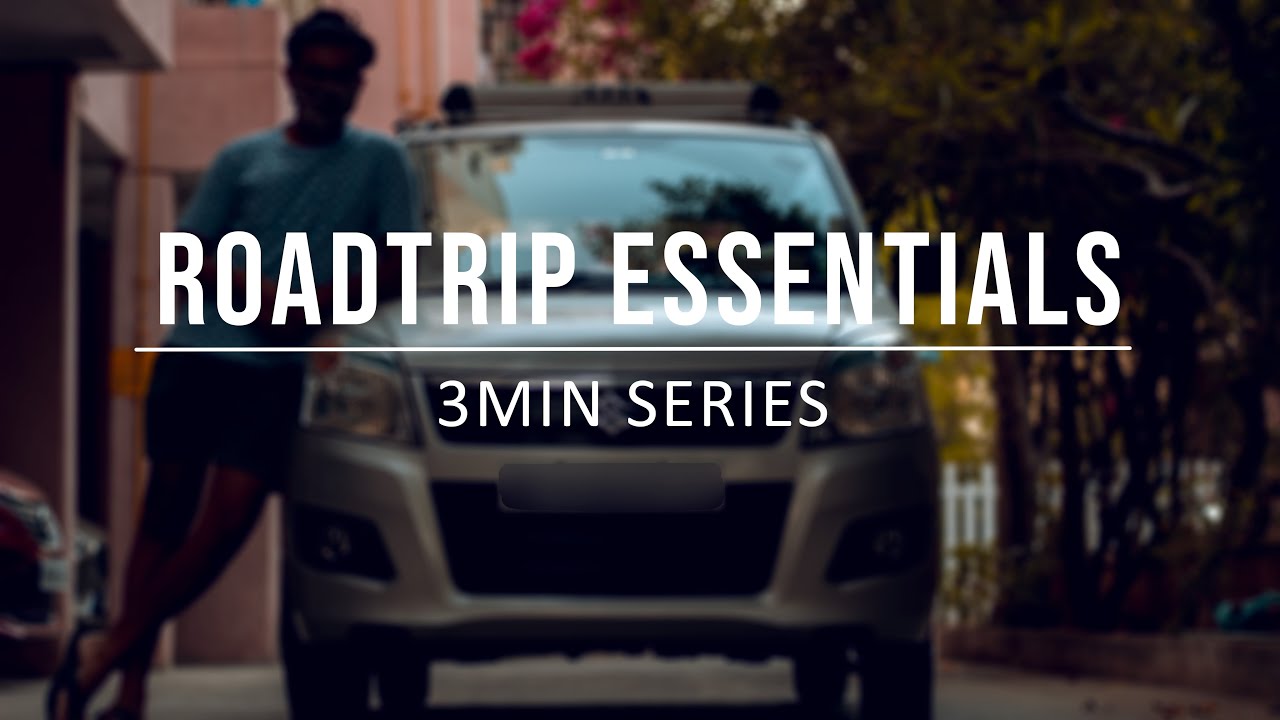 Car Essentials for roadtrips Under 3min series YouTube