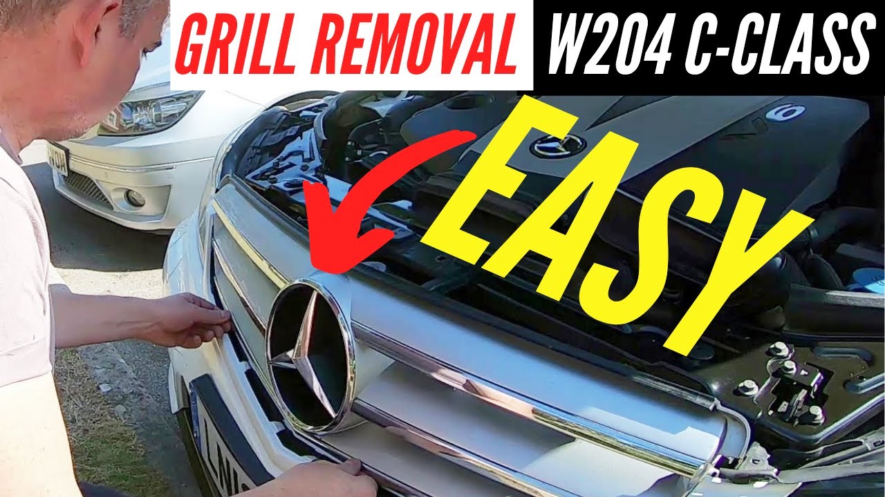 Removal W204 C-Class Benz (How To) - YouTube