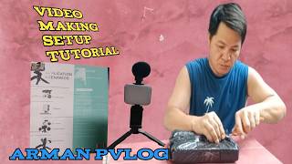 unboxing parcel video making setup tutorial Tagalog