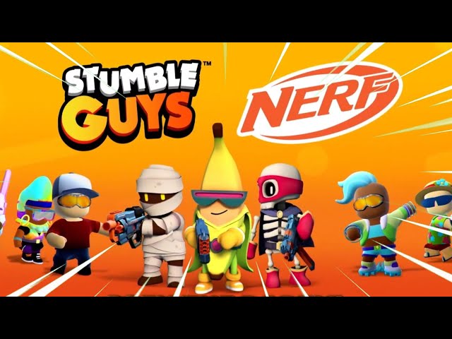 Stumble Guys adiciona novos impulsos e um novo mapa em parceria com a NERF