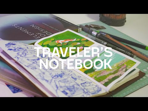 Art School Sketchbook tour - My last semester as an art student 