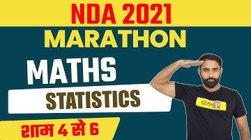 NDA 2021 Maths | NDA Maths Classes | Statistics | NDA Maths Marathon | Maths By Ajay Beniwal Sir