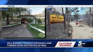 Will Rogers' historic ranch destroyed in California wildfire