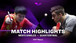 Highlights | Fan Zhendong vs Darko Jorgic | MS QF | WTT Champions Macao 2022