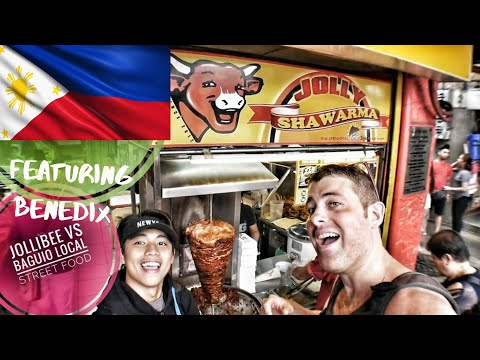 Jollibee VS Jolly Shawarma VS Shumai Burger Baguio Fast Food is amazing featuring Benedix Ramos