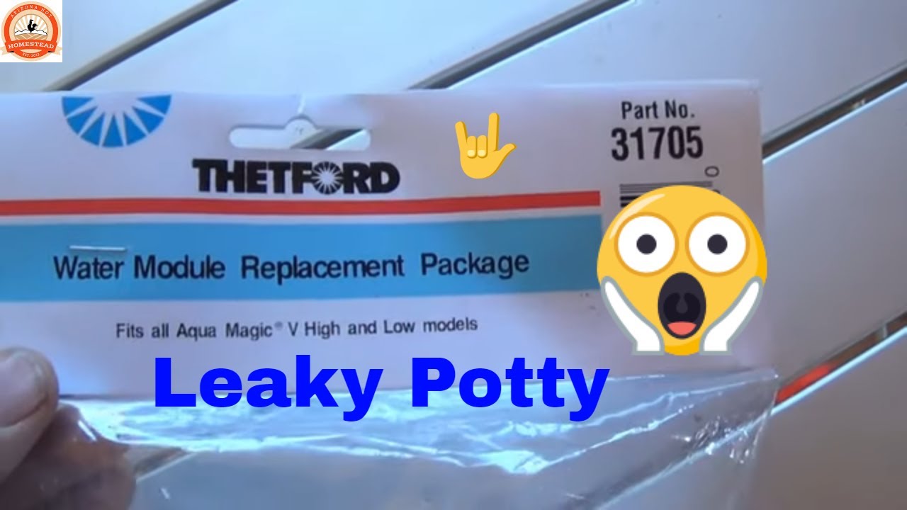 Leaky Potty RV Toilet Leaks Water Module YouTube