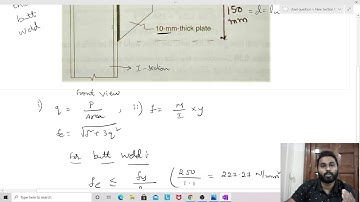 Out of plane eccentric welded connection question