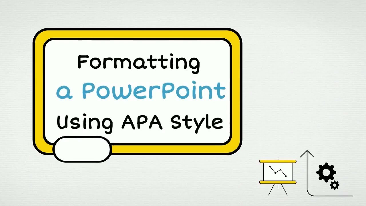 creating a powerpoint presentation in apa format