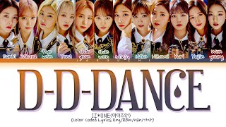 IZ*ONE 'D-D-DANCE' Lyrics (아이즈원 D-D-DANCE 가사) (Color Coded Lyrics)