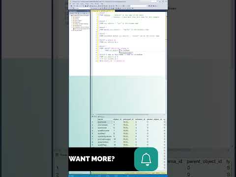 The SQL Server SELECT statement in 60 seconds - the FROM Clause #shorts