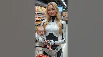 AI in Everyday Life: Humanoid Robot as a Futuristic Parent? #FutureAI #SmartTechnology