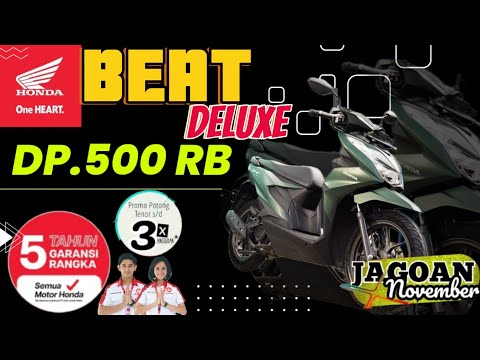 Simulasi Tabel Angsuran Kredit Motor Honda Beat Deluxe DP 500 Ribu Jakarta