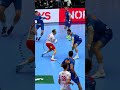 This 1️⃣🆚1️⃣ is insane 😨 #handball #håndbold #ehfeuro2026 #gidsel