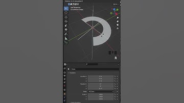 Awesome way to built spinning stairs by array modifier in blender #shorts #blender3d #blender