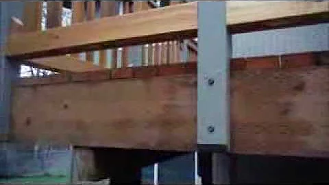 Home Inspector Seattle Finds Improper Deck Supports on New Deck | (425)207-3688 | CALL US