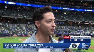 Ryan Braun previews Game 5 of Brewers-Cubs NLDS with WISN 12 News