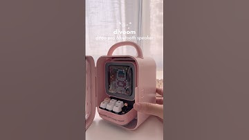 🌷 unboxing the ditoo pro bluetooth speaker from @Divoominternational #divoom #ditoopro #aesthetic