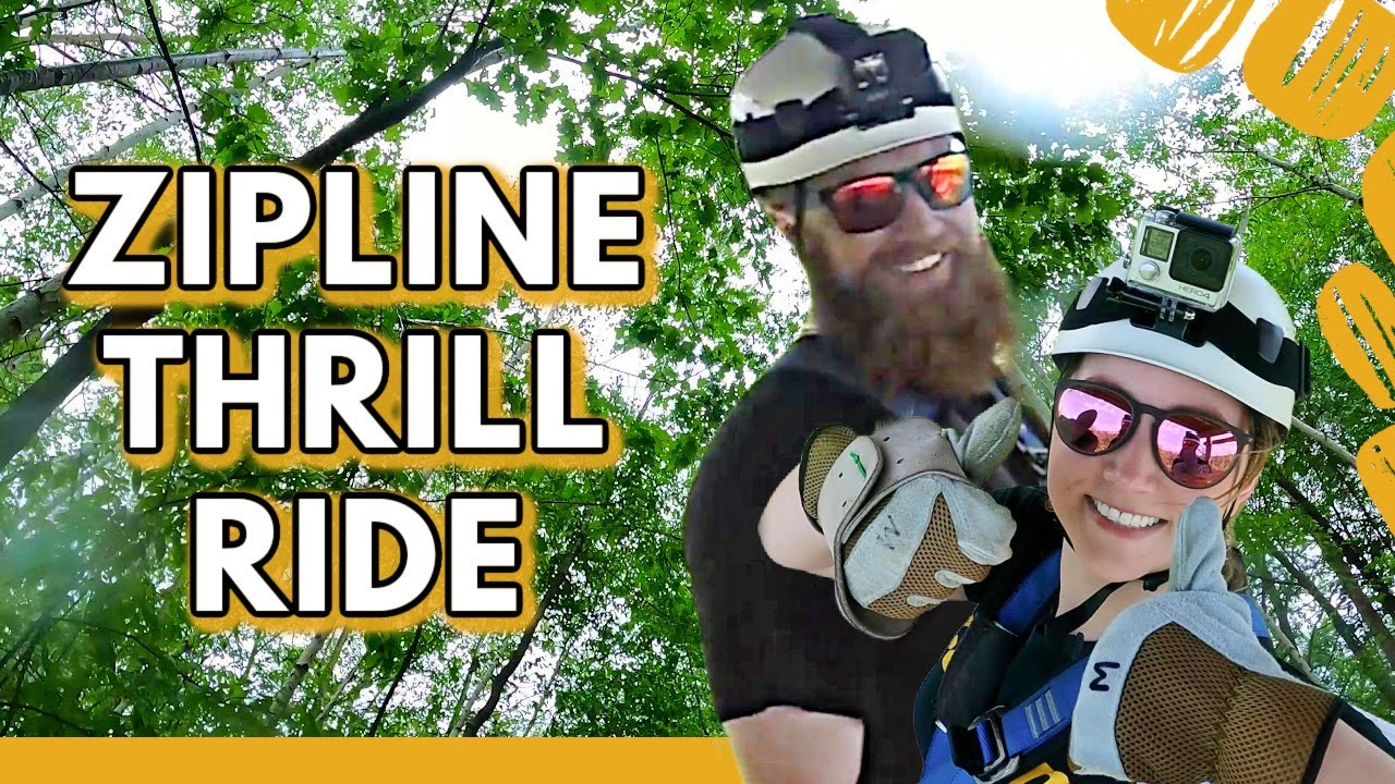 Brainerd Zipline Tour in Nisswa, Minnesota - YouTube