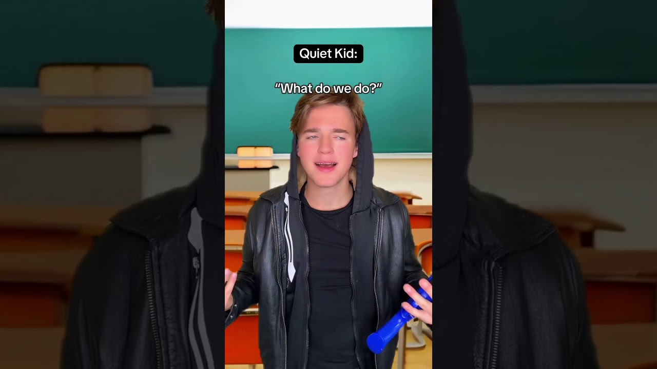 When there is a Zombie in school 😂