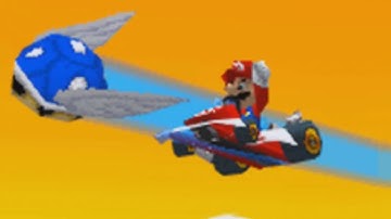 Mario Kart DS Blue Shell Ride On All 32 Tracks!