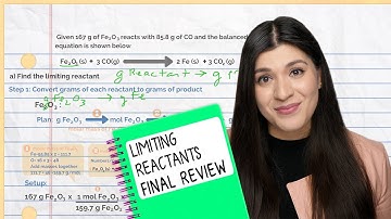 Most Common Chemistry Final Exam Question: Limiting Reactants Review