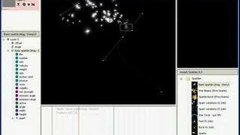 Particle Illusion Video loop following a path