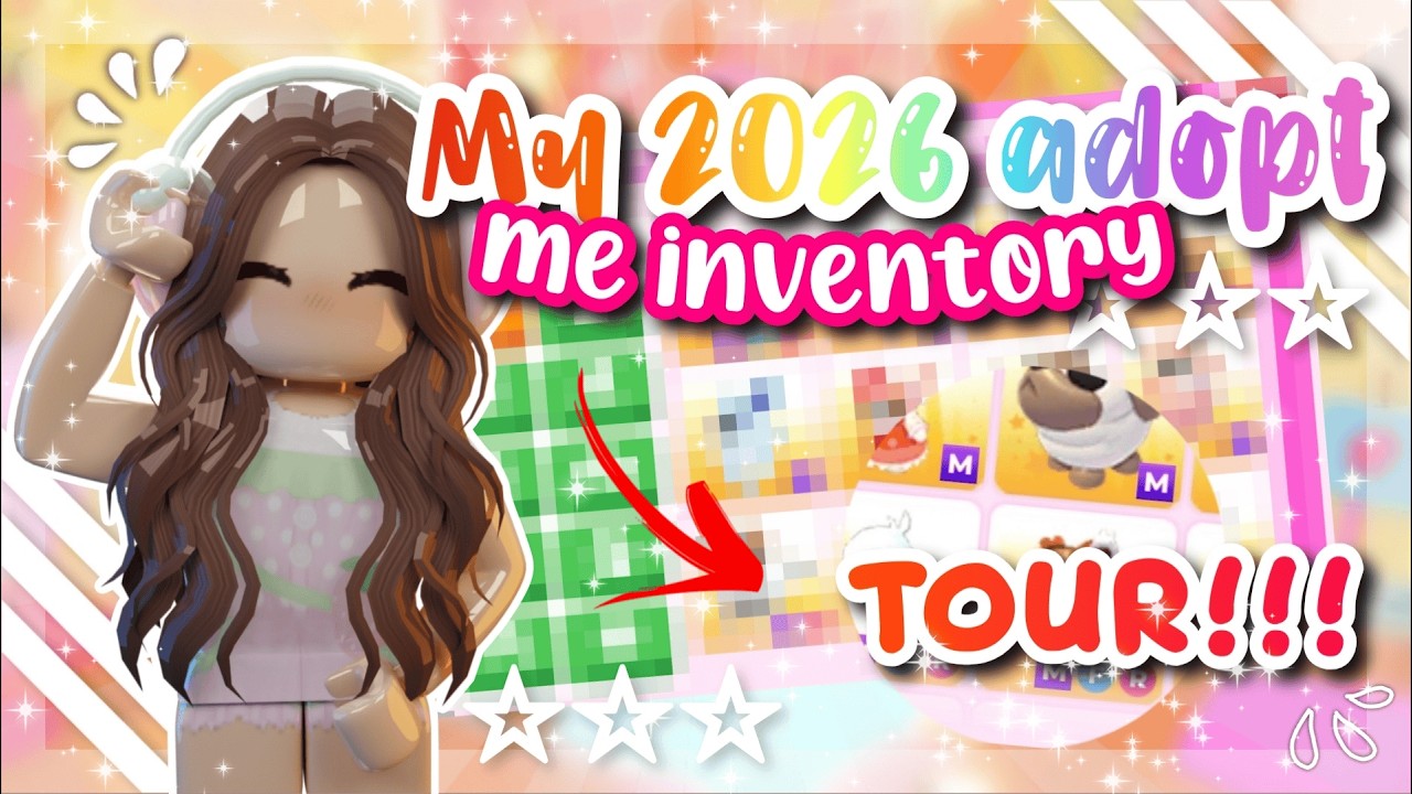 🐾 my 2026 adopt me inventory TOUR!!!🌟🎀
