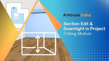 Ceiling Module New Update Version 5 | Section Edit and Downlight  in Interior Design Project #viral