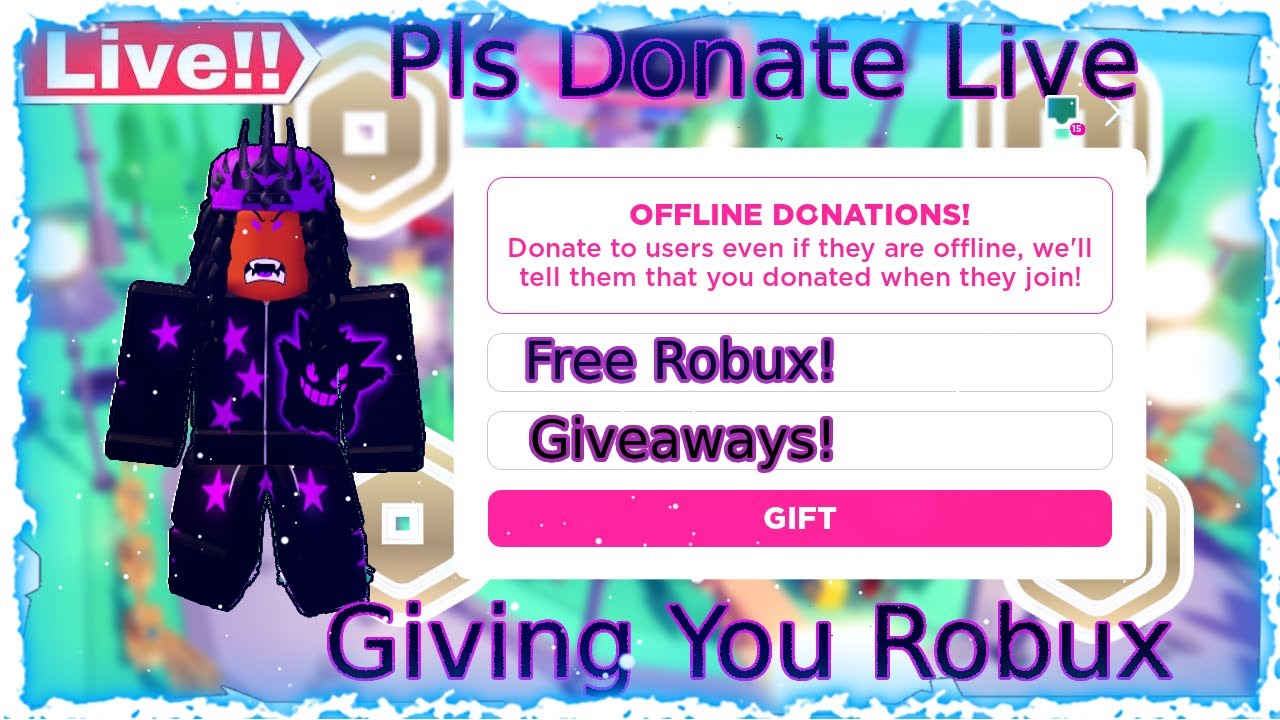 🔴 Pls Donate Live Spin The Wheel 🔴 Raising And Donating Robux | Road to ...