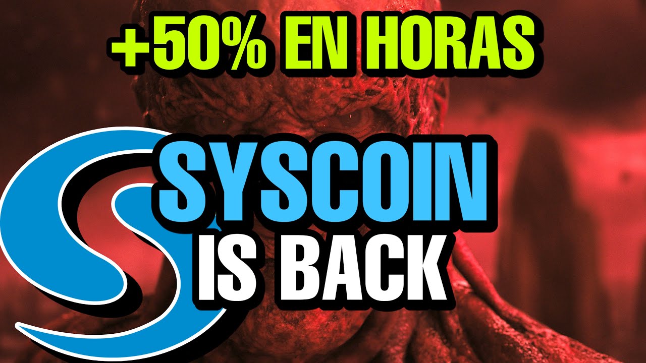 🚨SYSCOIN ESTALLA + MI OPINIÓN DEL PROYECTO‼️ SEGUIRÁ SUBIENDO EN EL CORTO PLAZO❓