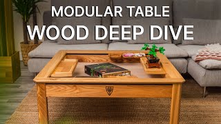Deep Diving All Woods In The Modular Table Kickstarter!