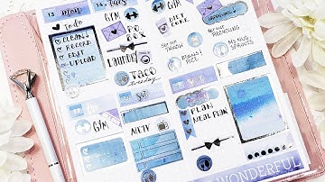 CRAFT WITH ME DIY Foil Planner Stickers - Silhouette Studio and Cameo