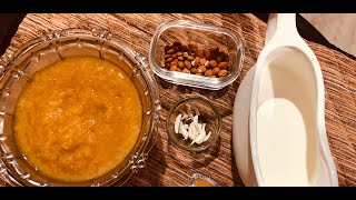 Chinna Dua's Khubbani ka meetha (Khurmani / Qubbani ka meetha) Stewed apricot dessert of Hyderabad.