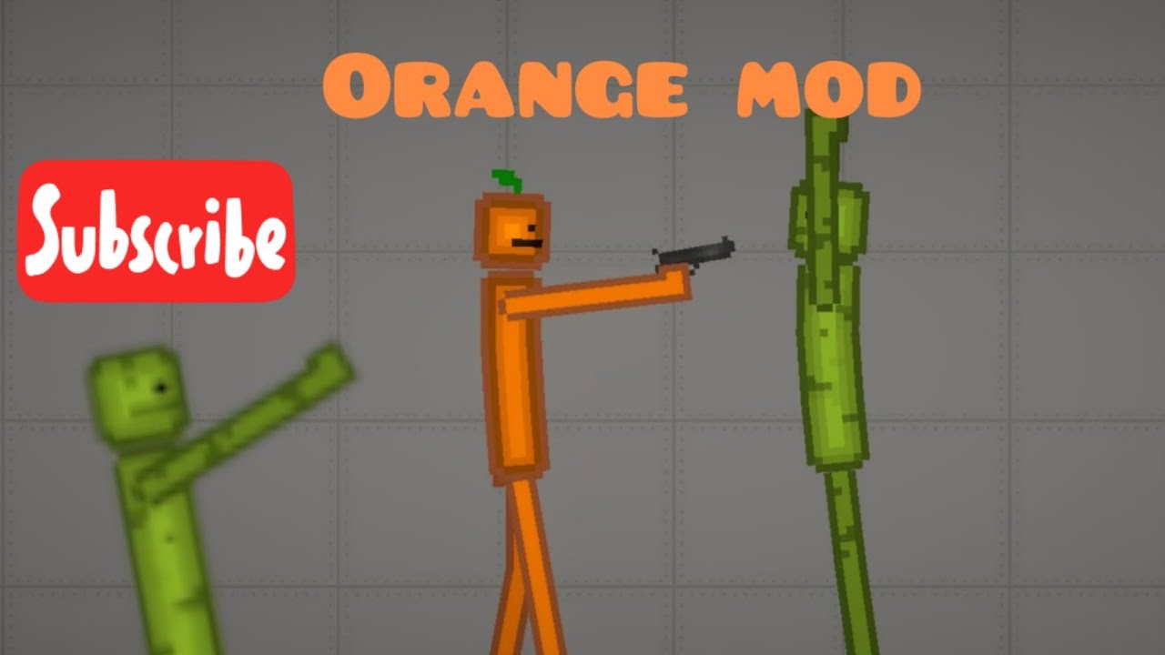 orange mod melon playground YouTube