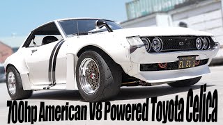 700HP SUPERCHARGED LS WideBody '74 Toyota Celica | JDM Meets American Muscle
