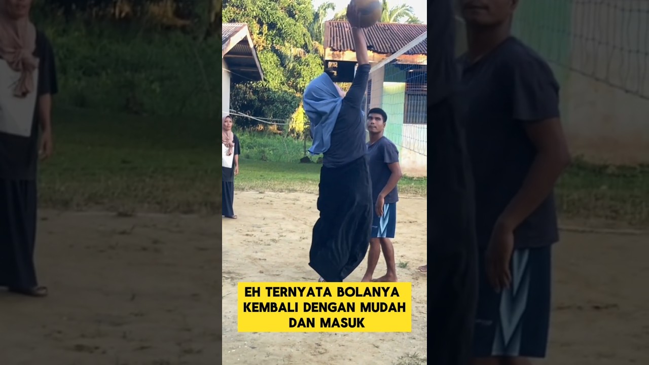 momen lucu ketika emak-emak terbang saat main voli bikin ngakak ‼️‼️ 