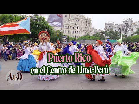 Qué Bonita Bandera Es La Puertorriqueña Encuentro Mundial De Folklore 2025 CIDAN En Lima Perú
