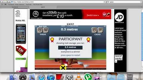 My QWOP Attempt. [fail]