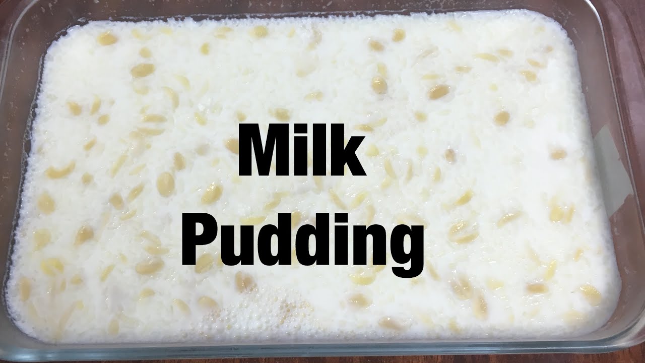 Milk pudding for beginner agar agar pudding YouTube