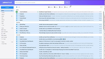 Yahoo Email. Get rid of that missing unread email by Marking All Emails as READ!  Right click folder