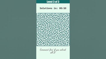 🤯 Can YOU Solve These 42-Sec Mazes?
