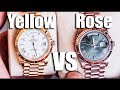 Yellow Gold vs Rose Gold (Day-Date)