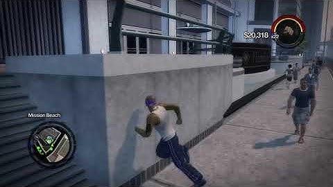 Saints Row 2: Random NPC Fall