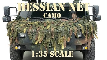 Hessian Net - How to make in 1/35 scale (Mantis Miniatures Set)