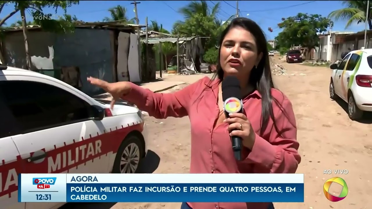 PM faz incursão e prende quatro pessoas em Cabedelo - O Povo na TV