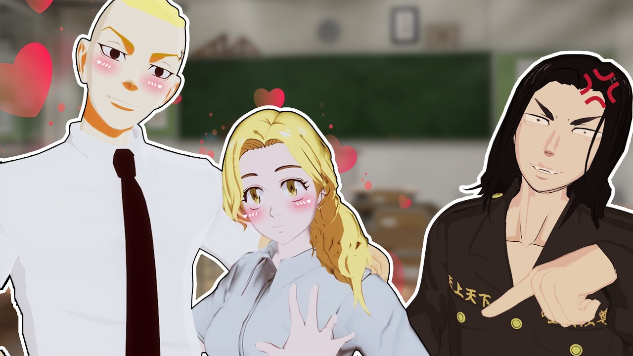 Draken beijou Emma na volta as aulas do Tokyo Revengers VR