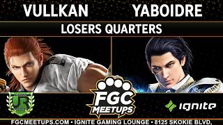vullkan (Hwoarang) vs YaBoiDre (Claudio) - FGC Meetups 121 LOSERS QUARTERS - T8